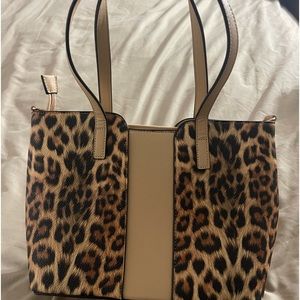 Animal print purse